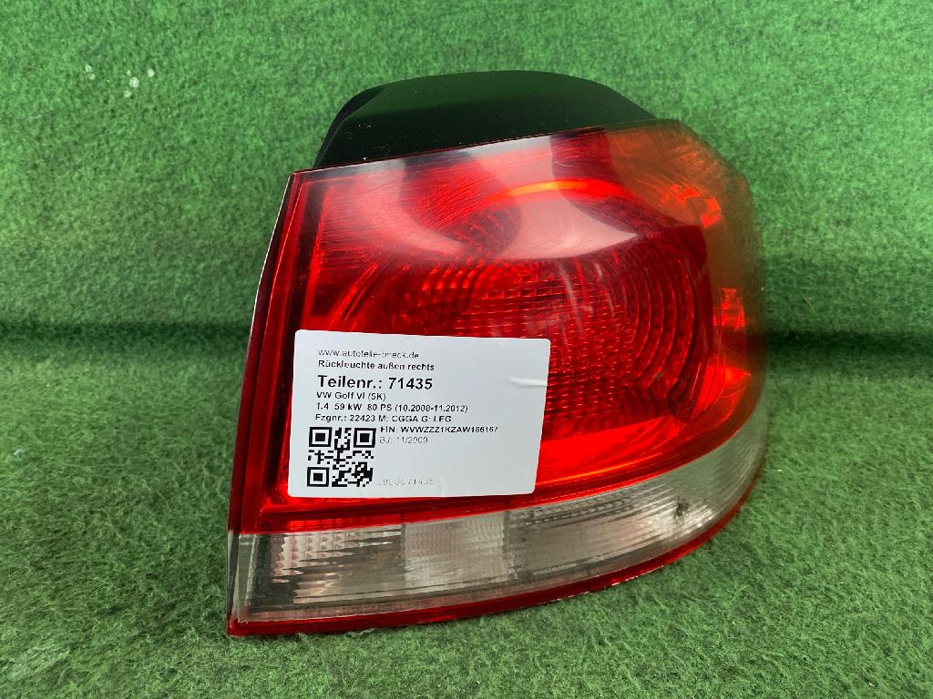 Rückleuchte außen rechts VW Golf VI (5K) 5K0945112