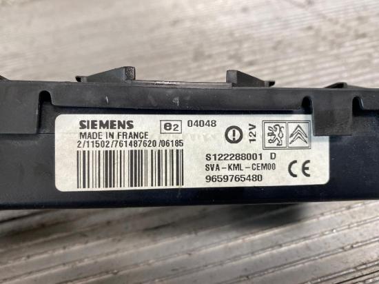 Steuergerät PEUGEOT 207 9654105480 Bild Steuergerät PEUGEOT 207 9654105480