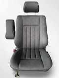Sitz links vorne MERCEDES-BENZ E-Klasse (W124) 001 STOFF SCHWARZ
