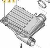 Luftfiltergehäuse AUDI Q2 (GA) 04E129611G