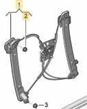 Fensterheber links vorne AUDI Q2 (GA) 81A837461