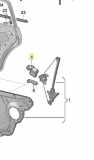 Motor Fensterheber rechts hinten VW Touran (1T3)