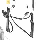 Fensterheber rechts vorne VW Polo V (6R, 6C) 6R4 837 462 D