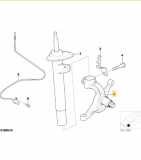 Achsschenkel links vorne BMW 3er Coupe (E46) 31 21 1 096 429