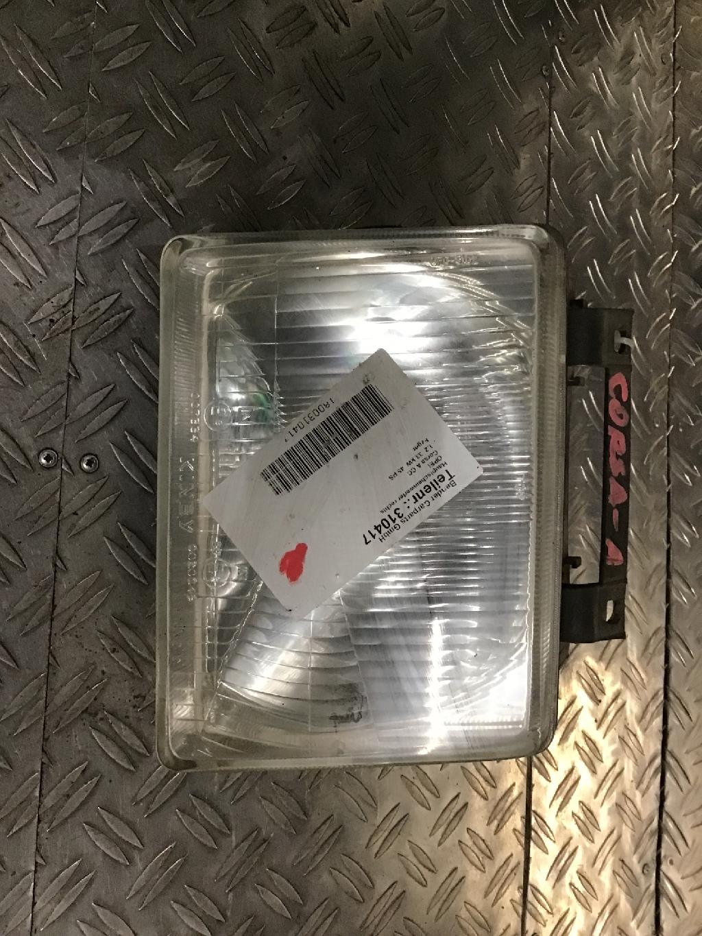 Hauptscheinwerfer rechts OPEL Corsa A CC (S83)