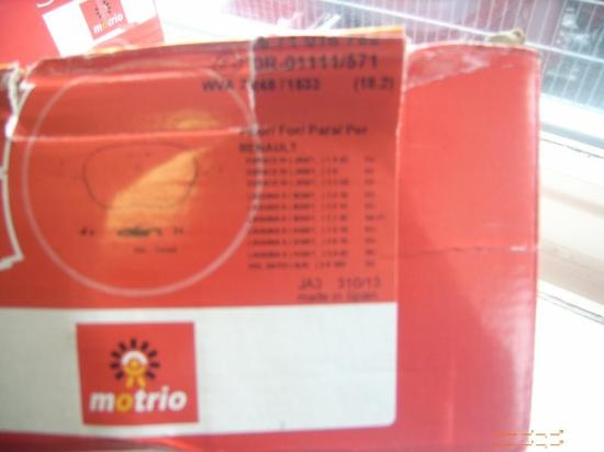 Bremsbelag SB RENAULT Laguna II (G) 8671016752 Bild Bremsbelag SB RENAULT Laguna II (G) 8671016752