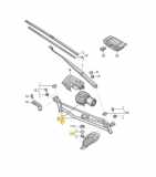 Wischergestänge vorne VW Passat B6 Variant (3C5) 3AB 955 023 A