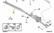 Wischergestänge vorne PEUGEOT 308 CC 6405NN