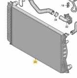 Kühler AUDI A6 Avant (4F, C6) 121-070