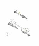 Antriebswelle rechts vorne VW Passat B6 Variant (3C5) 1K0 407 454 HX