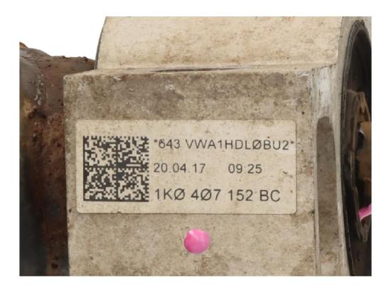 Querlenker rechts vorne VW Scirocco III (13) 1.4 TSI 92 kW 125 PS (11.2013-11. Bild Querlenker rechts vorne VW Scirocco III (13) 1.4 TSI 92 kW 125 PS (11.2013-11.