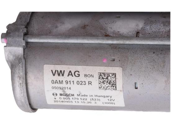 Anlasser VW Golf VII Sportsvan (AM, AN) 1.4 TSI 92 kW 125 PS (04.2014-> ) 0AM9 Bild Anlasser VW Golf VII Sportsvan (AM, AN) 1.4 TSI 92 kW 125 PS (04.2014-> ) 0AM9