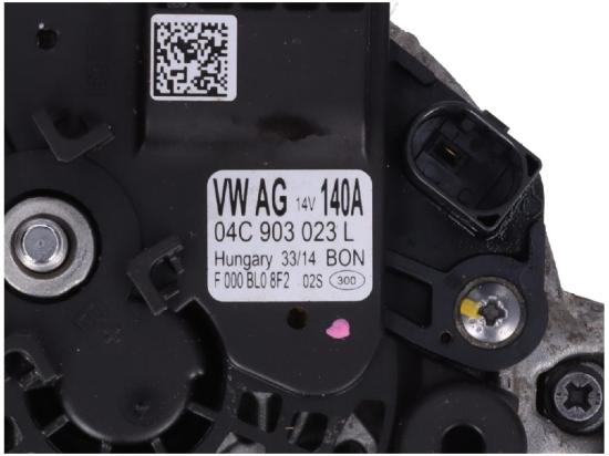 Lichtmaschine VW Golf VII Sportsvan (AM, AN) 1.4 TSI 92 kW 125 PS (04.2014-> ) Bild Lichtmaschine VW Golf VII Sportsvan (AM, AN) 1.4 TSI 92 kW 125 PS (04.2014-> )