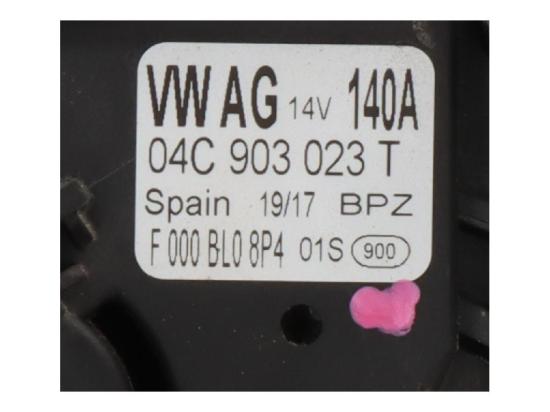 Lichtmaschine VW Scirocco III (13) 1.4 TSI 92 kW 125 PS (11.2013-11.2017) 04C9 Bild Lichtmaschine VW Scirocco III (13) 1.4 TSI 92 kW 125 PS (11.2013-11.2017) 04C9