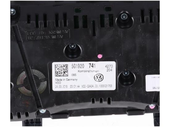 Tachometer VW Golf VII (5G) 2.0 TDI 4motion 110 kW 150 PS (11.2012-> ) 5G19207 Bild Tachometer VW Golf VII (5G) 2.0 TDI 4motion 110 kW 150 PS (11.2012-> ) 5G19207