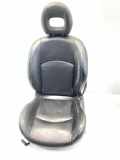 Peugeot 206 CC Fahrersitz Leder Schwarz Sitz Vorne Links Sitzheizung