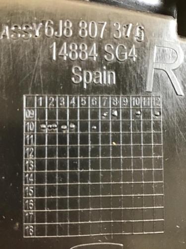 Stoßstangenhalter rechts hinten SEAT Ibiza IV ST (6J) 6J8807376 Bild Stoßstangenhalter rechts hinten SEAT Ibiza IV ST (6J) 6J8807376