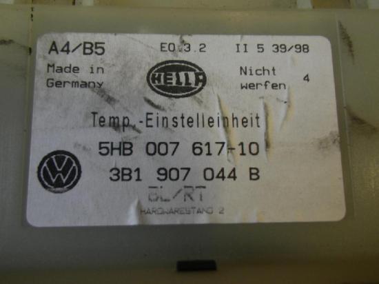 Bedienelement für Klimaanlage VW Passat B5 Variant (3B5) 3B1907044B Bild Bedienelement für Klimaanlage VW Passat B5 Variant (3B5) 3B1907044B