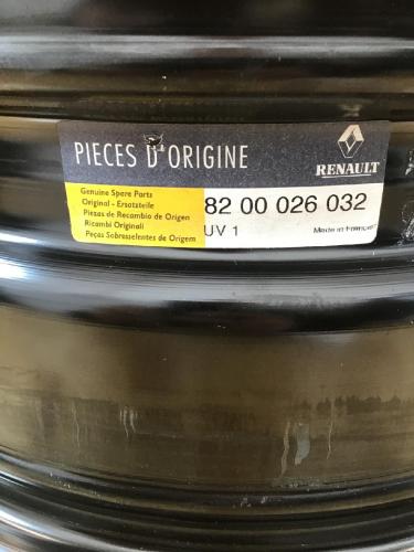 Felge Stahl RENAULT Grand Scenic II (JM) 8200026032 Bild Felge Stahl RENAULT Grand Scenic II (JM) 8200026032