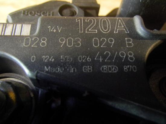 Lichtmaschine VW Passat B5 Variant (3B5) 0124515026 Bild Lichtmaschine VW Passat B5 Variant (3B5) 0124515026