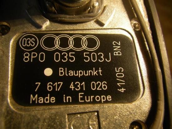 Antenne Dach AUDI A3 (8P) 8P0035503J Bild Antenne Dach AUDI A3 (8P) 8P0035503J