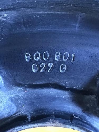 Felge Stahl SEAT Ibiza IV ST (6J) 6Q0601027G Bild Felge Stahl SEAT Ibiza IV ST (6J) 6Q0601027G