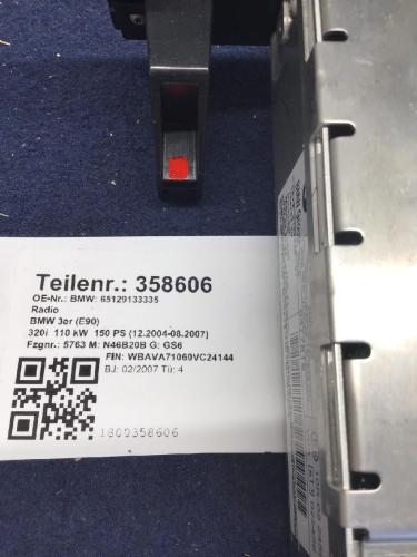 Radio BMW 3er (E90) 65129133335 Bild Radio BMW 3er (E90) 65129133335