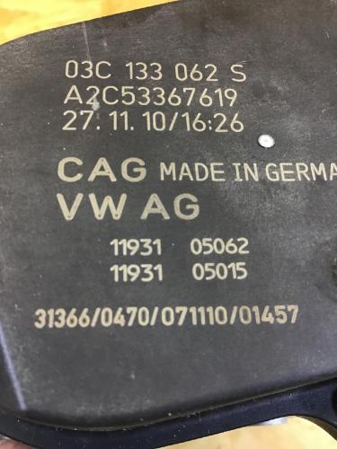 Drosselklappe VW Golf VI (5K) 03C133062S Bild Drosselklappe VW Golf VI (5K) 03C133062S