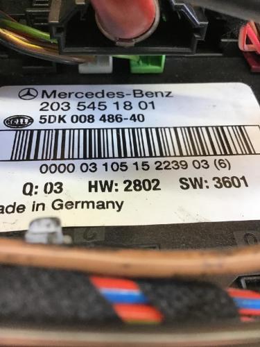 Steuergerät MERCEDES-BENZ C-Klasse (W203) 2035451801 Bild Steuergerät MERCEDES-BENZ C-Klasse (W203) 2035451801