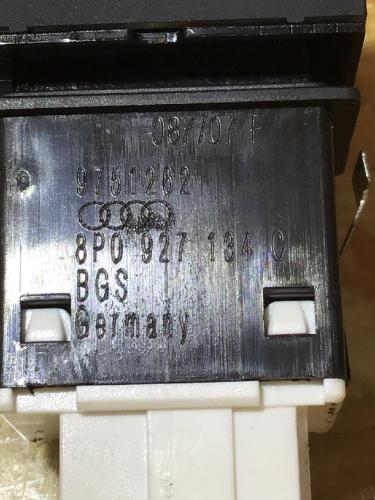 Schalter AUDI A3 Sportback (8P) 8P0927134C Bild Schalter AUDI A3 Sportback (8P) 8P0927134C