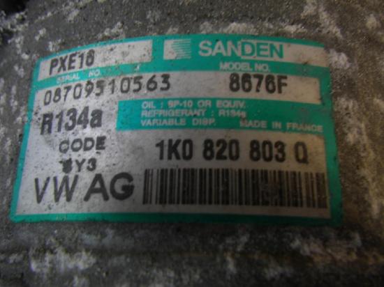Klimakompressor AUDI A3 (8P) 1K0820803Q Bild Klimakompressor AUDI A3 (8P) 1K0820803Q