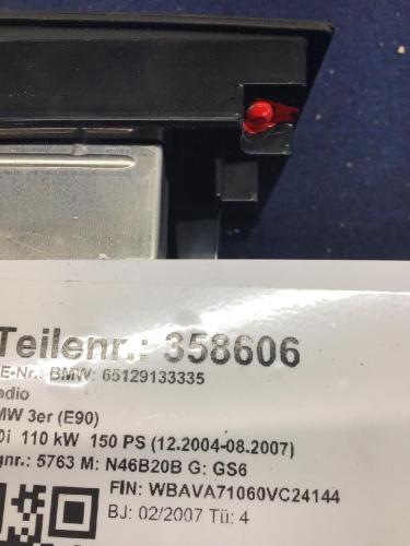 Radio BMW 3er (E90) 65129133335 Bild Radio BMW 3er (E90) 65129133335