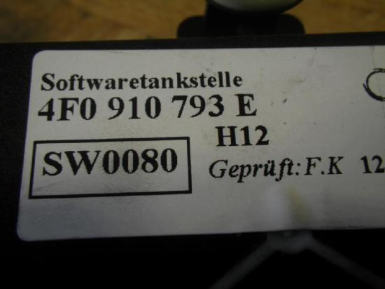 Steuergerät AUDI A6 Avant (4F, C6) 4F0959792E Bild Steuergerät AUDI A6 Avant (4F, C6) 4F0959792E
