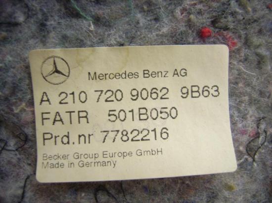 Türverkleidung rechts vorne MERCEDES-BENZ E-Klasse Kombi (S210) 210720906 Bild Türverkleidung rechts vorne MERCEDES-BENZ E-Klasse Kombi (S210) 210720906