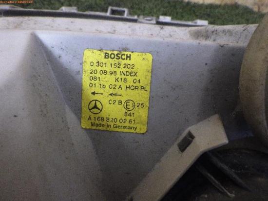 Hauptscheinwerfer rechts MERCEDES-BENZ A-Klasse (W168) A1688200261 Bild Hauptscheinwerfer rechts MERCEDES-BENZ A-Klasse (W168) A1688200261