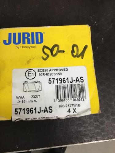 Bremsbelag SB MERCEDES-BENZ SL (R230) 571961J Bild Bremsbelag SB MERCEDES-BENZ SL (R230) 571961J