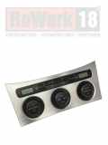 Bedienelement für Klimaanlage VW Passat B6 Variant (3C5) 3C0 907 044 mit Blende aluminium gebürstet