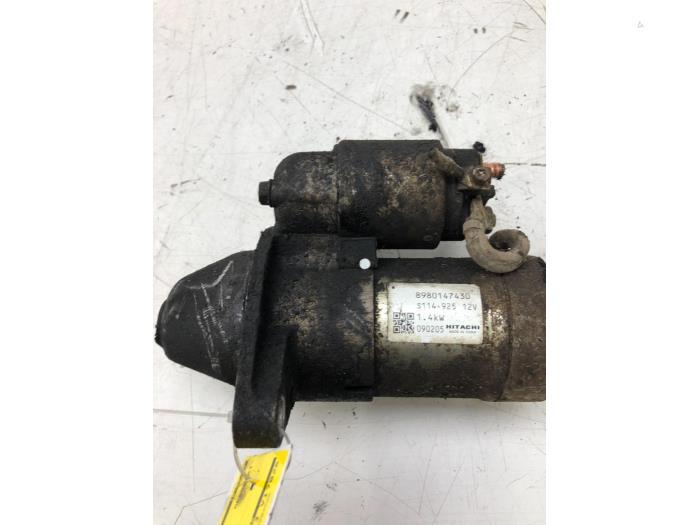 Anlasser Opel Zafira B A05 8980147430 Bild Anlasser Opel Zafira B A05 8980147430