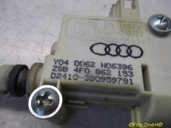 Stellelement Zentralverriegelung Tankklappe AUDI A6 (4F2, C6) 3.0 TDI QUATTRO 165 KW 4F0862153 Bild Stellelement Zentralverriegelung Tankklappe AUDI A6 (4F2, C6) 3.0 TDI QUATTRO 165 KW 4F0862153