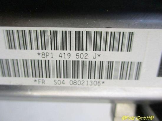 Lenksäule AUDI A3 SPORTBACK (8PA) 1.9 TDI 77 KW 8P1419502J Bild Lenksäule AUDI A3 SPORTBACK (8PA) 1.9 TDI 77 KW 8P1419502J