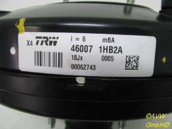 Bremskraftverstärker NISSAN MICRA IV (K13) 1.2 59 KW 460071HB2A Bild Bremskraftverstärker NISSAN MICRA IV (K13) 1.2 59 KW 460071HB2A