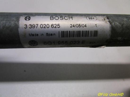 Wischergestänge vorne VW POLO (9N_) 1.2 40 KW 6Q1955023E 3397020625 Bild Wischergestänge vorne VW POLO (9N_) 1.2 40 KW 6Q1955023E 3397020625