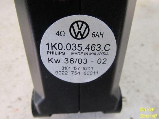 Radio Verstärker , VW GOLF V (1K1) 1.6 FSI 85 KW 1K0035463C Bild Radio Verstärker , VW GOLF V (1K1) 1.6 FSI 85 KW 1K0035463C