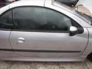 Tür rechts vorn Quartz Grau EYCC,Kratzer siehe Foto PEUGEOT 206 CC (2D) 2.0 S16 100 KW 9004P1