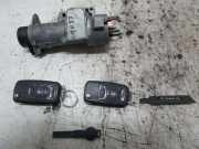 Zündschloss Satz mit 2 Funkschlüsseln, eine Befestigung Schlüsselring be VW PASSAT VARIANT (3B6) 1.9 TDI 96 KW 4B0905851C