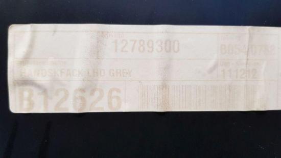 Handschuhfach grau SAAB 9-3 (YS3F) 2.0 T 154 KW 12789300 Bild Handschuhfach grau SAAB 9-3 (YS3F) 2.0 T 154 KW 12789300