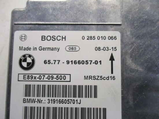 Steuergerät Airbag BMW 3 TOURING (E91) 320D 130 KW 9166057 0285010066 Bild Steuergerät Airbag BMW 3 TOURING (E91) 320D 130 KW 9166057 0285010066