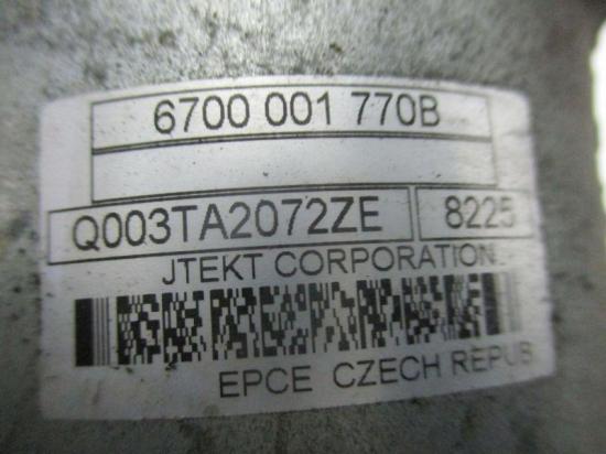 Lenkgetriebe elektrisch PEUGEOT 207 (WA_, WC_) 1.4 54 KW 6700001770B Q003TA2072ZE Bild Lenkgetriebe elektrisch PEUGEOT 207 (WA_, WC_) 1.4 54 KW 6700001770B Q003TA2072ZE