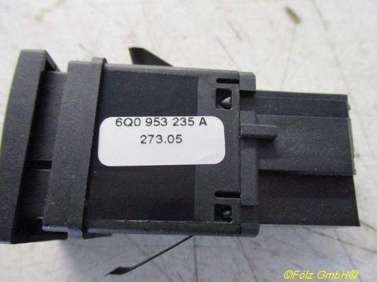 Schalter Warnblinker VW POLO (9N_) 1.4 16V 55 KW 6Q0953235A Bild Schalter Warnblinker VW POLO (9N_) 1.4 16V 55 KW 6Q0953235A
