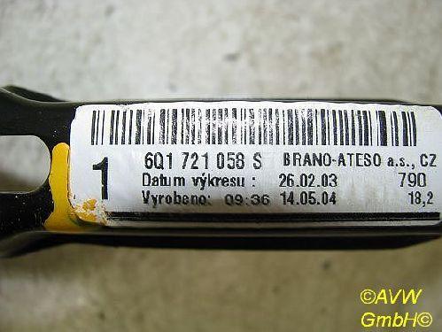 Pedalwerk Bremspedal VW POLO (9N_) 1.2 40 KW 6Q1721058S Bild Pedalwerk Bremspedal VW POLO (9N_) 1.2 40 KW 6Q1721058S